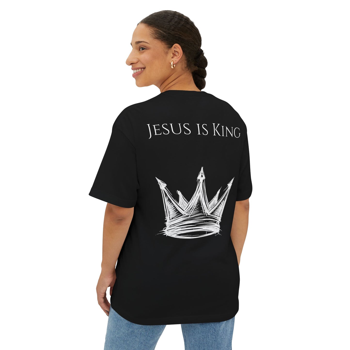 Jesus Is King Oversized Tee