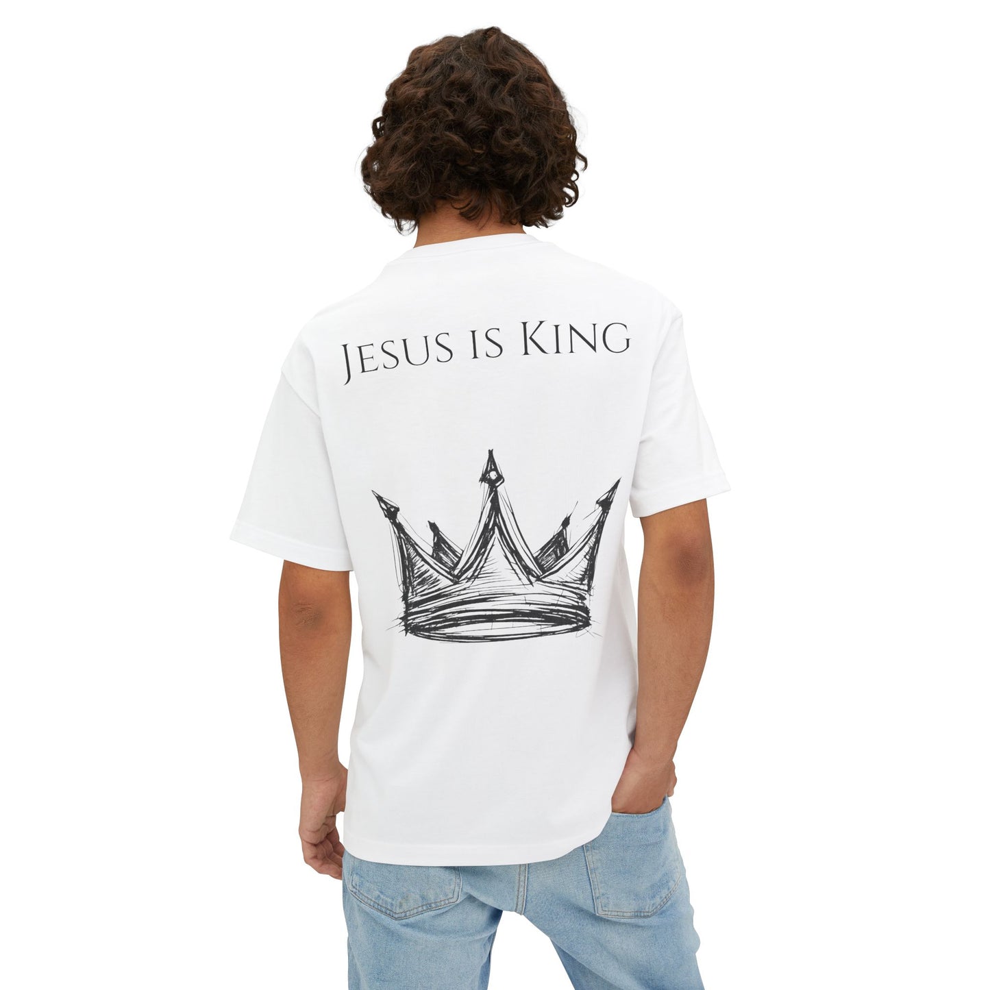 Jesus Is King Oversized Tee