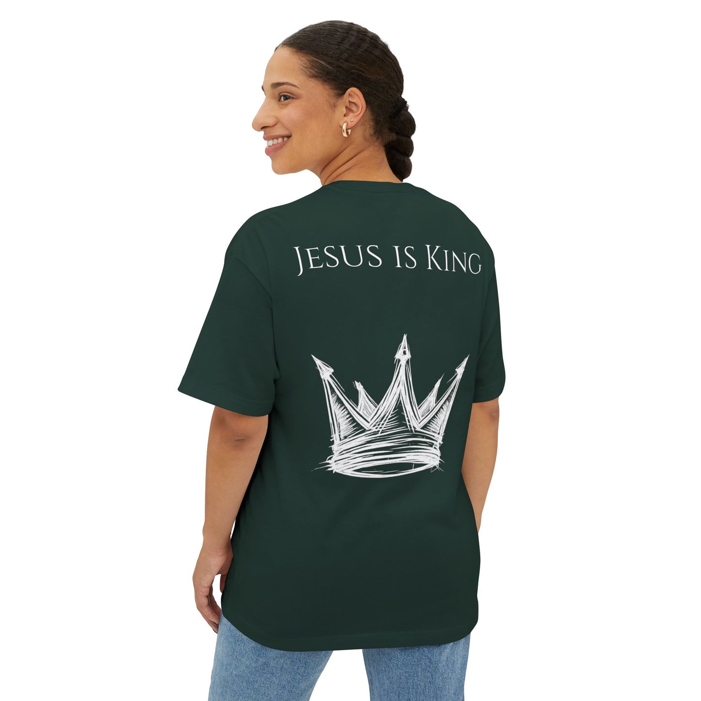 Jesus Is King Oversized Tee