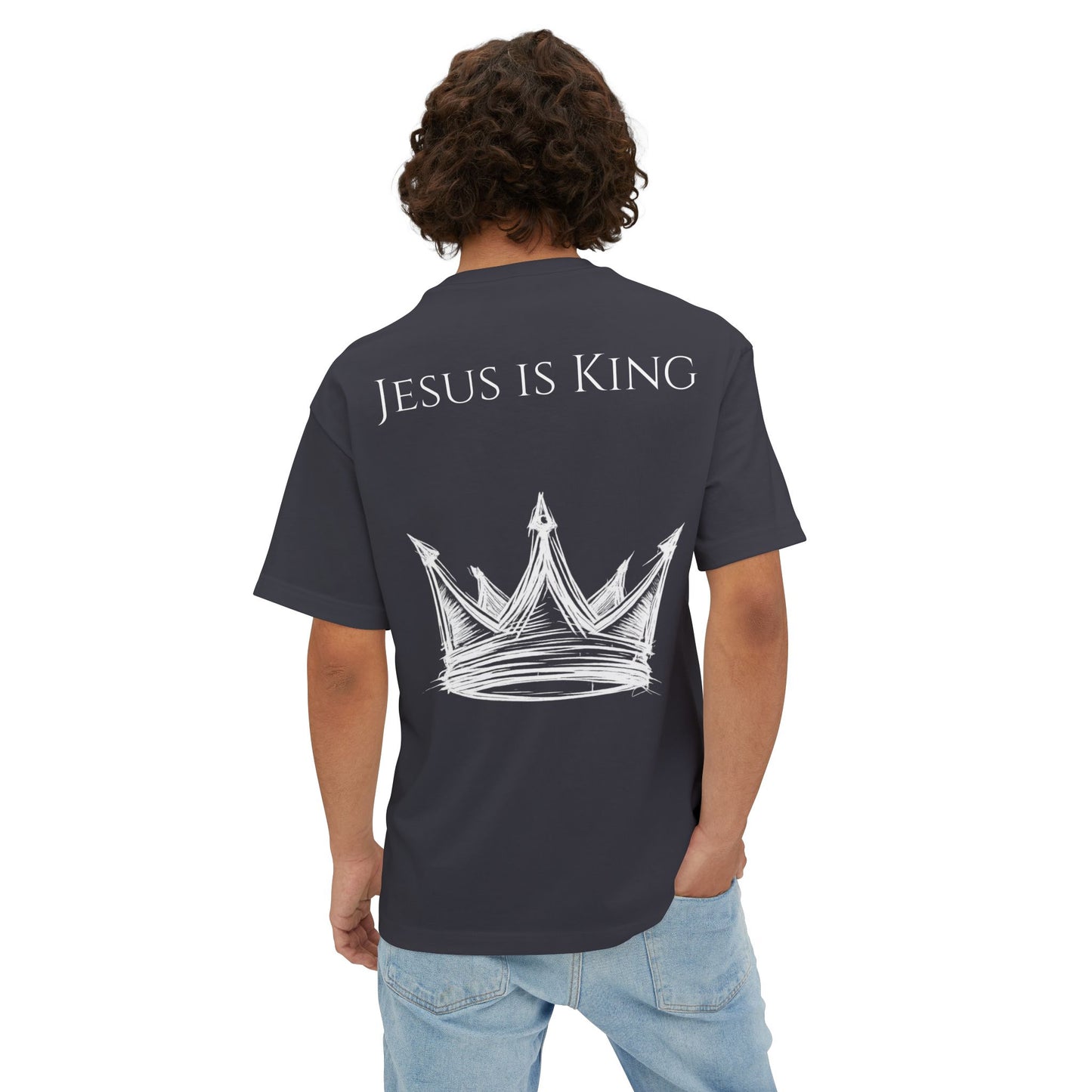 Jesus Is King Oversized Tee