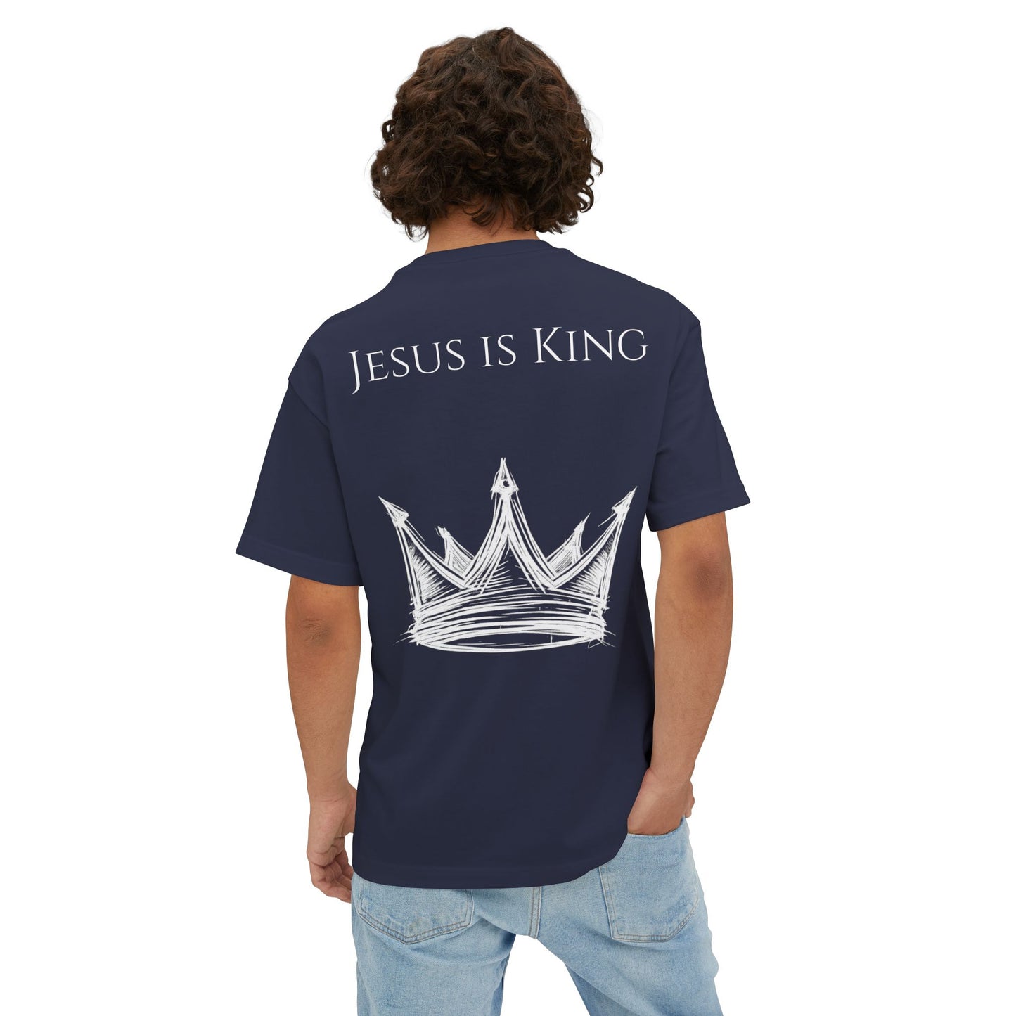 Jesus Is King Oversized Tee