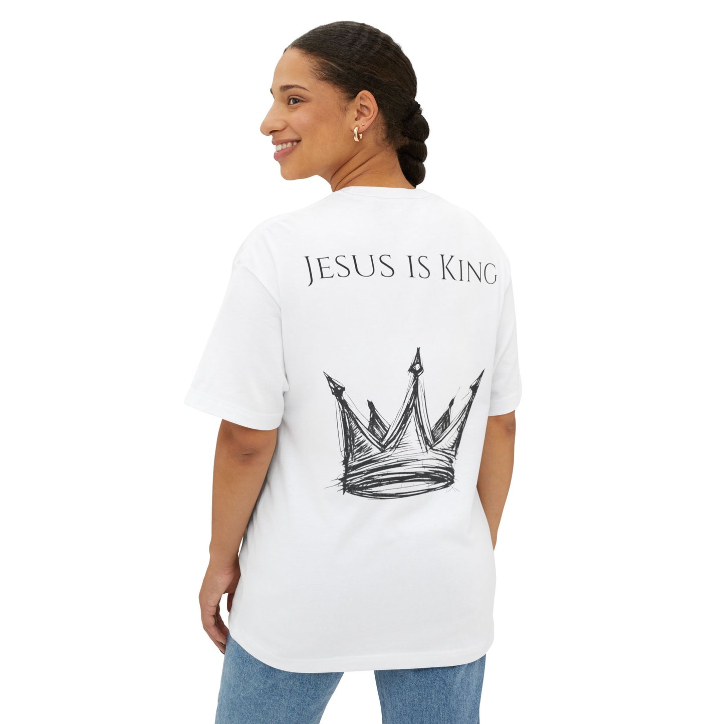 Jesus Is King Oversized Tee